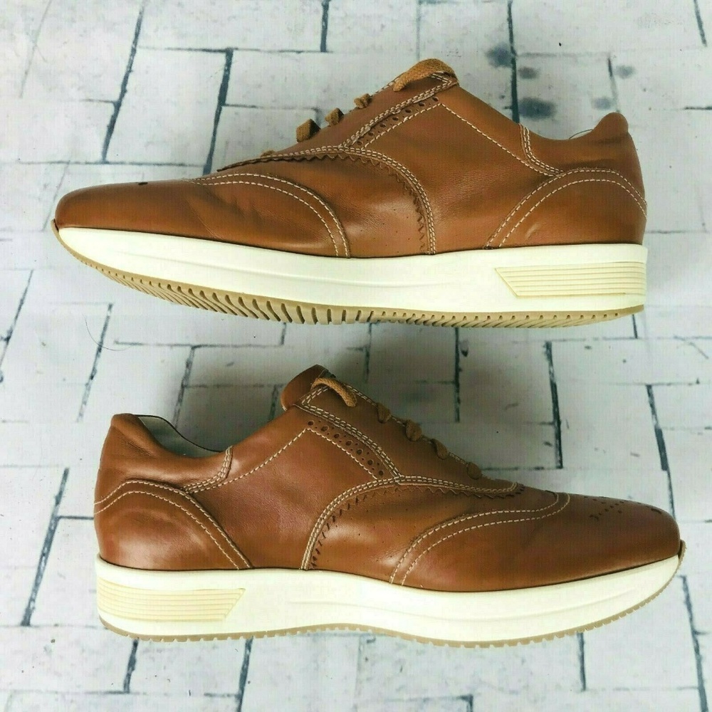 FRATELLI ROSSETTI ONE Mens Brown Leather Casual Ox - Picture 6 of 8
